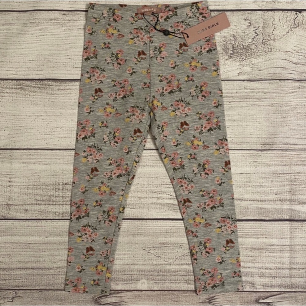 NWT BCBG floral leggings size 3T